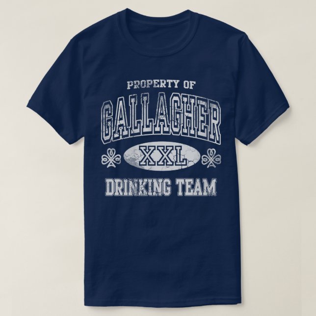 Gallagher Irish Drink Team St Patricks Day T-Shirt (Design vorne)