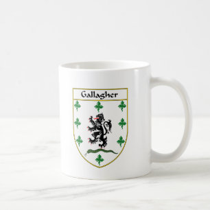 Gallagher Wappen/Familienwappen Tasse