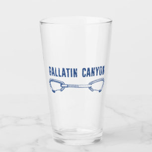 Gallatin Canyon Montana Wandern neben dem Wasser Glas