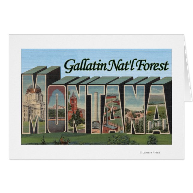 Gallatin Nat'l Forest, Montana (Vorderseite (Horizontal))