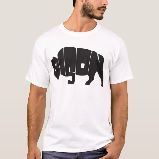 Gallaudet Unversity: Bison T-Shirt (Vorderseite)