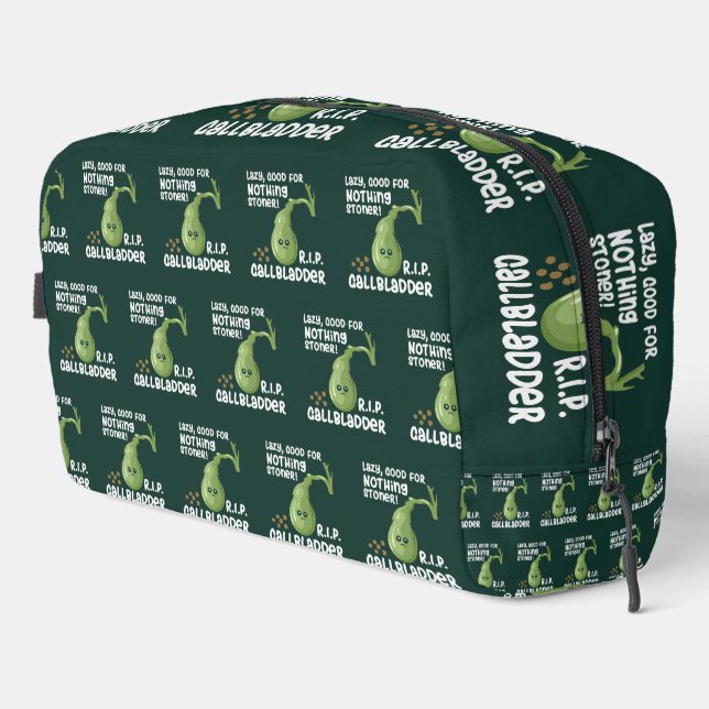 Gallblase aus Lazy gut für nichts Stoner Waschbeutel (Rechte Ecke)