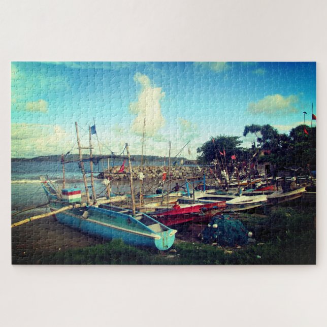 Galle-Boot-Hafen Puzzle (Horizontal)