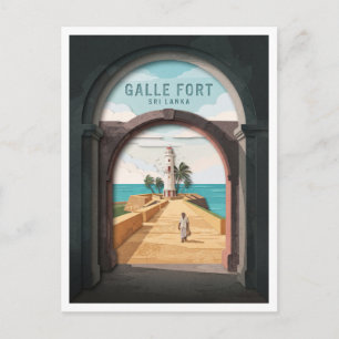 Galle Fort Sri Lanka Postkarte