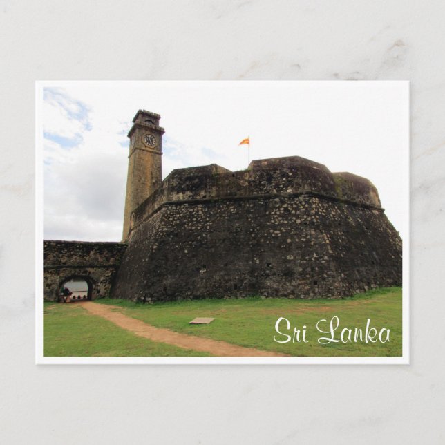 Galle Fort Turm Postkarte (Vorderseite)