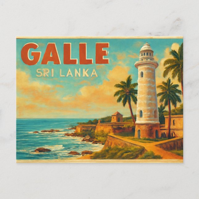 Galle Sri Lanka Postcard Postkarte (Vorderseite)