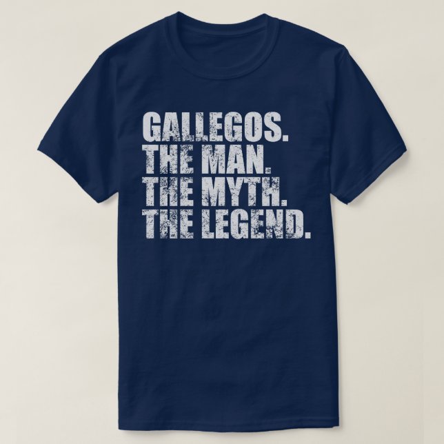 GallegosGallegos Familienname Gallegos Nachname Ga T-Shirt (Design vorne)