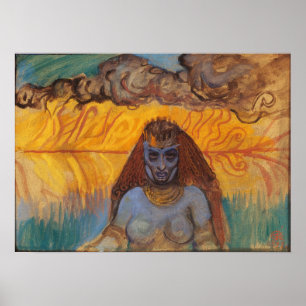 Gallen-Kallela - Babylonische Frau (Oberkörper) Poster