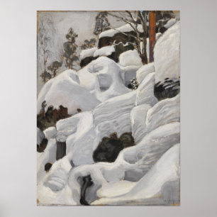 Gallen-Kallela - Die Höhle des Luchses Poster