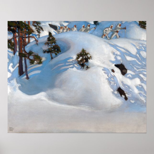 Gallen-Kallela - Februar Vision 1905 Poster (Vorne)