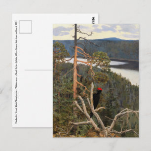 Gallen-Kallela - Großer Schwarzer Specker 1894 Postkarte