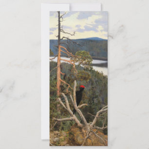 Gallen-Kallela - Großer Schwarzspecht 1894 Einladung