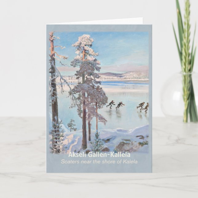 Gallen-Kallela Kalela Scaters Luistelijat CC0813 Karte (Vorderseite)