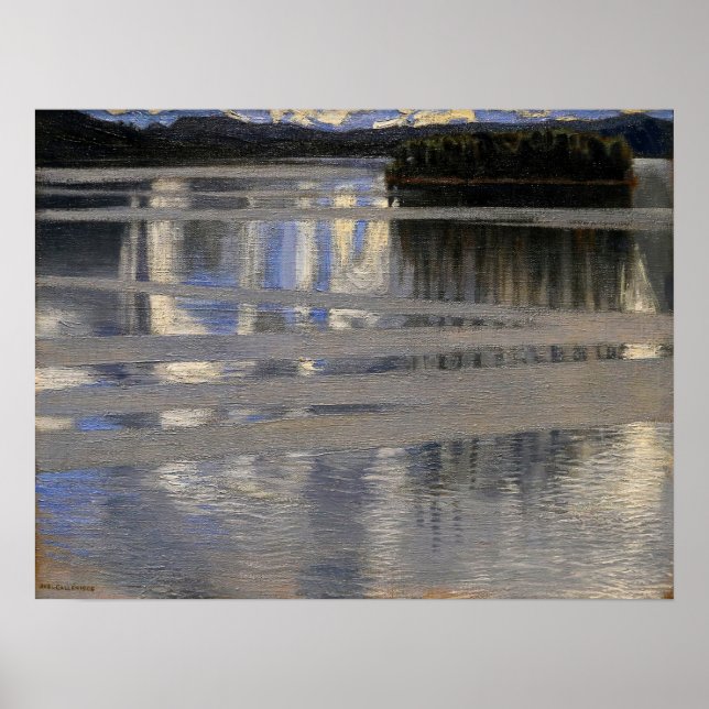 Gallen-Kallela - Lago Keitele 1905 Poster (Vorne)