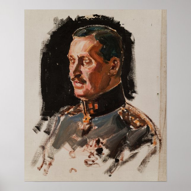 Gallen-Kallela - Marshal Mannerheim Portrait Poster (Vorne)