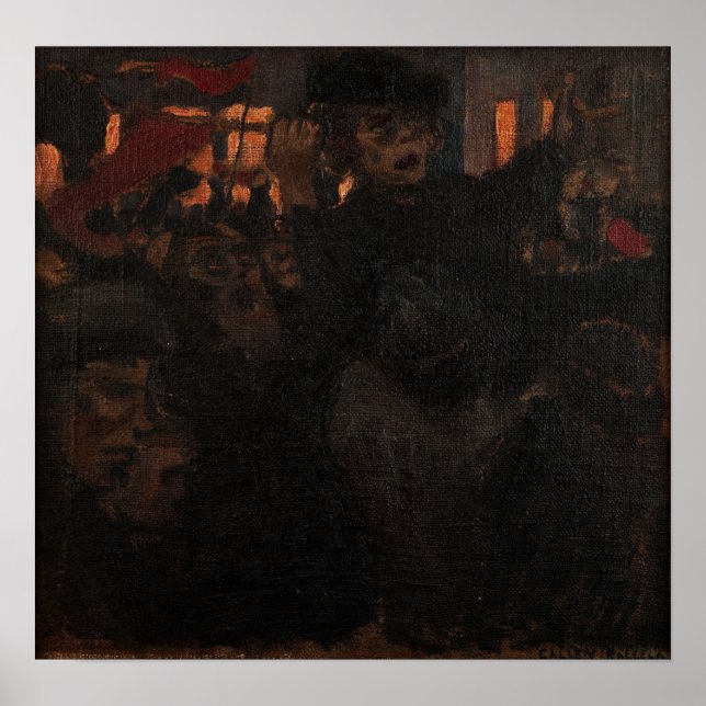 Gallen-Kallela - Punalippu Poster (Vorne)