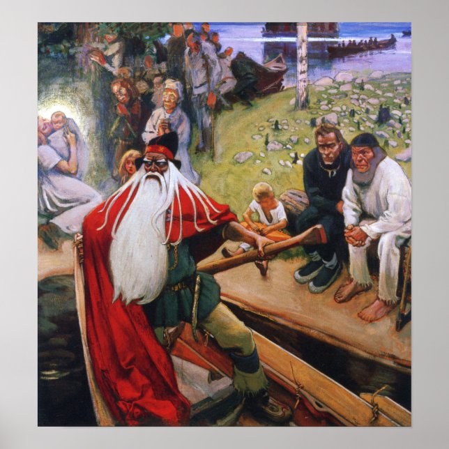 Gallen-Kallela - VInämöisen Poster (Vorne)