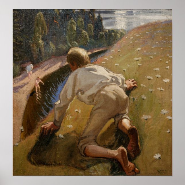 Gallen-Kallela - Young Faun Poster (Vorne)