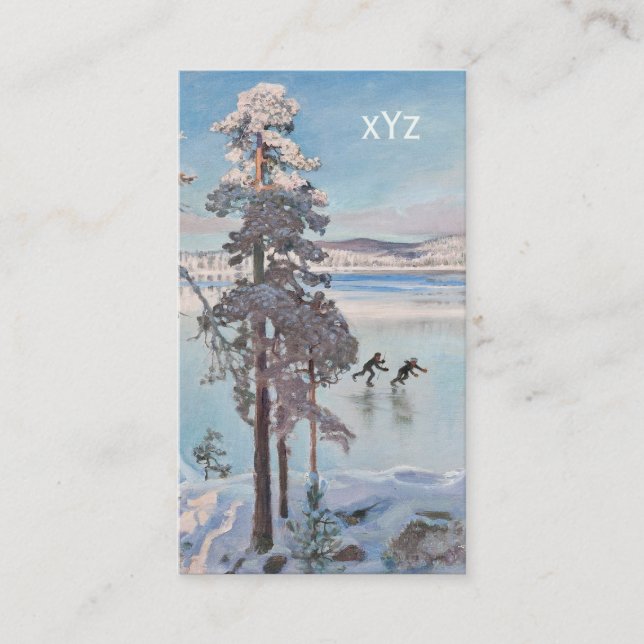 Gallen-Kallelas Skater Visitenkarten Visitenkarte