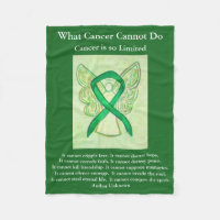 Gallenblase Krebs Bewusstsein Band Fleece Blanket