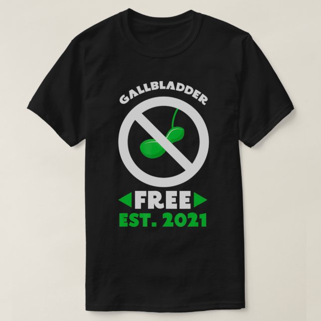 Gallenblase - Operation entfernen T-Shirt (Design vorne)
