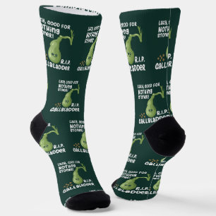 Gallenblase Out Gag Socken