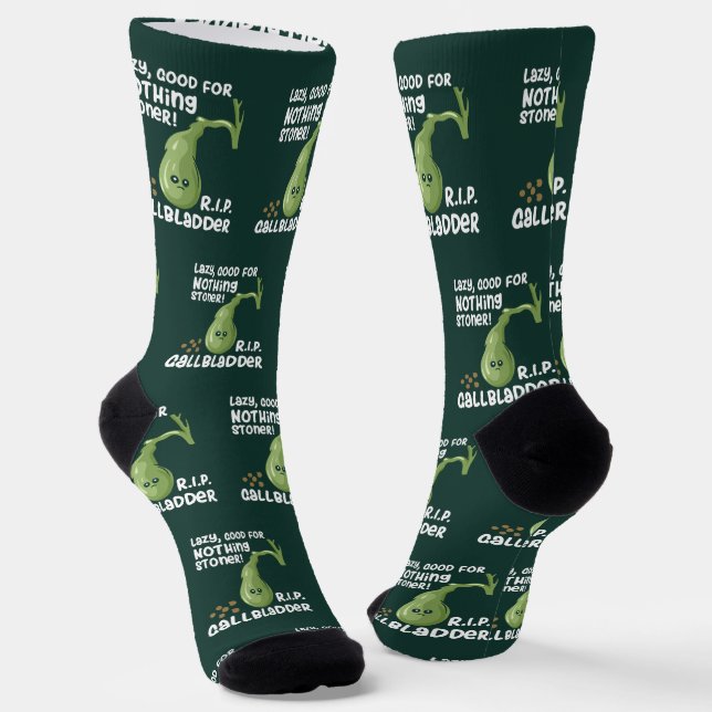 Gallenblase Out Gag Socken (Gewinkelt)