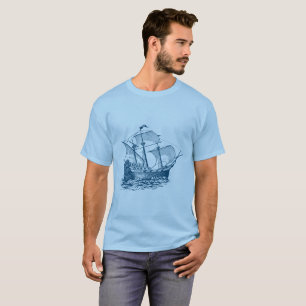 Galleon - Ocean Green T-Shirt