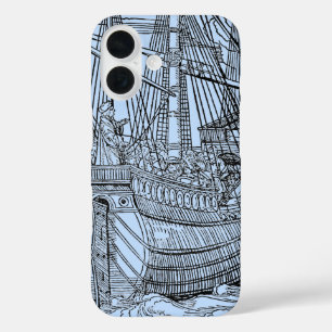 Galleon Sailing Ship Nautical iPhone 16 Hülle