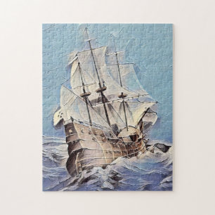 Galleon segelt das Meer Puzzle