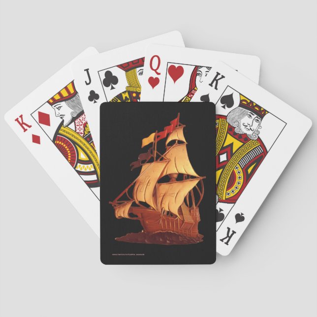 Galleon-Spielkarten Spielkarten (Rückseite)