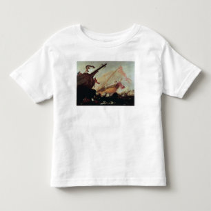 Galleons ruinierte auf einem felsigen Ufer Kleinkind T-shirt