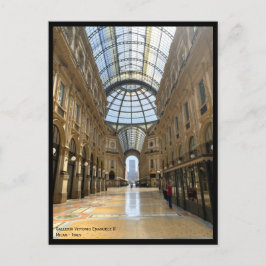 Galleria Vittorio Emanuele arcade - Mailand, Itali Postkarte