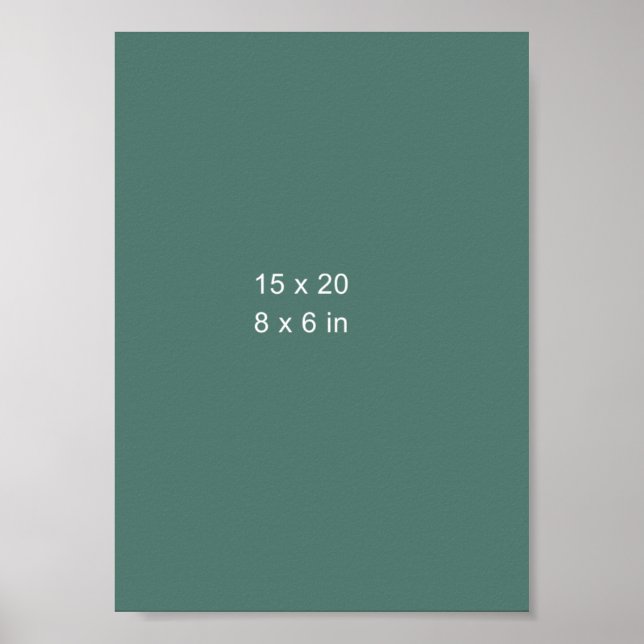 Gallerie Wand Layout Vorlage Foto 15x20 cm 6x8 in Poster (Vorne)