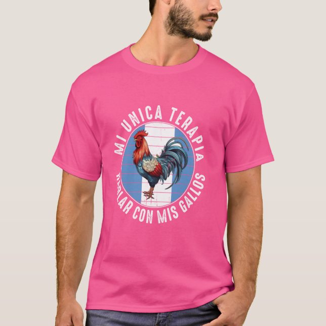 Gallero Guatemala Pelea Gallos Chapin Rooster Guat T-Shirt (Vorderseite)