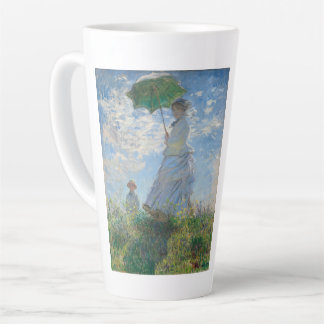 gallery art coffee cup woman with a parasol milchtasse