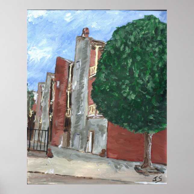 Gallery Row in Camp St und Julia, Poster (Vorne)