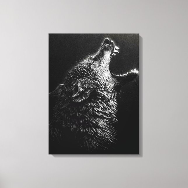 Gallery Wrapped Stretched | Wolf Decor Geschenke Leinwanddruck (Vorderseite)
