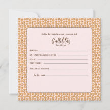 Galletitas Porfavor-Einladung