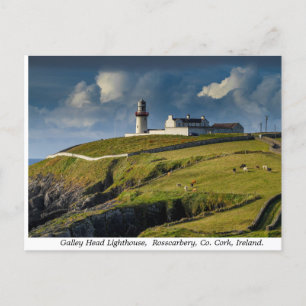 Galley Head Lighthouse, Landkreis Cork, Irland Postkarte