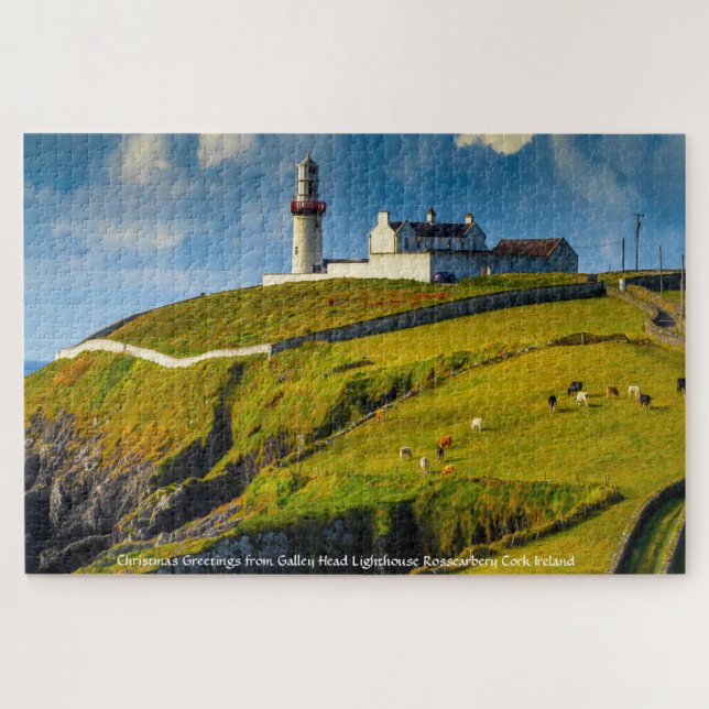 Galley Head Lighthouse Rosscarbery Cork Irland. J Puzzle (Horizontal)