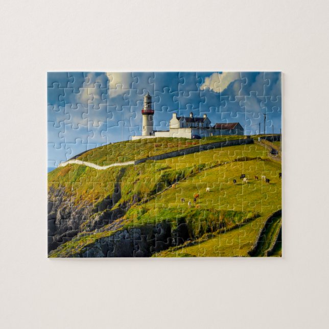 Galley Head Lighthouse Rosscarbery Cork Irland. Puzzle (Horizontal)