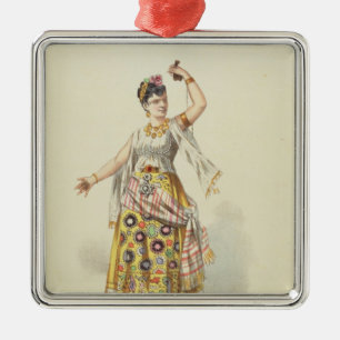 Galli Marie in der Rolle von Carmen Silbernes Ornament