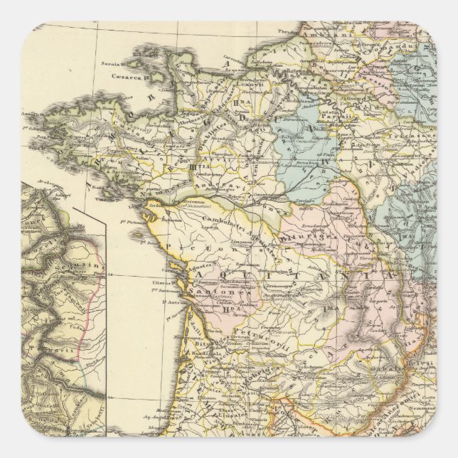 Gallia Quadratischer Aufkleber (Vorderseite)