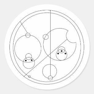 Gallifreyan I Liebe Sie Aufkleber
