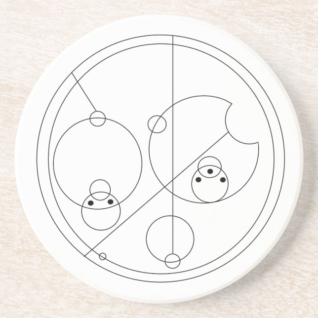 Gallifreyan I Liebe Sie Untersetzer (Vorne)