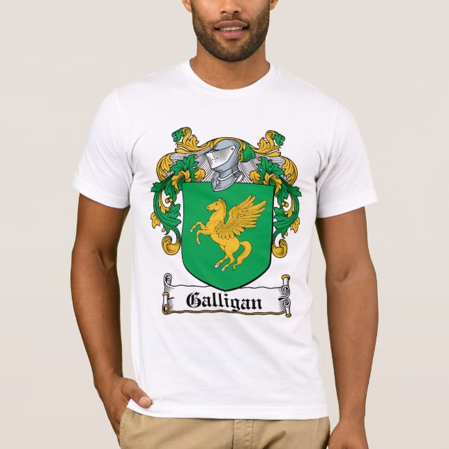 Galligan Familienwappen T-Shirt (Vorderseite)
