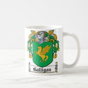 Galligan Familienwappen Tasse