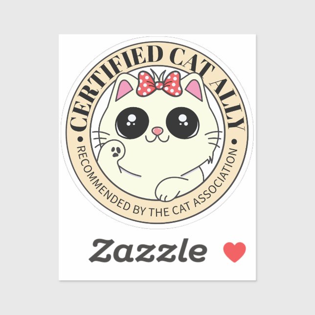 Galliierte zertifizierte Katze | Aufkleber (Blatt)