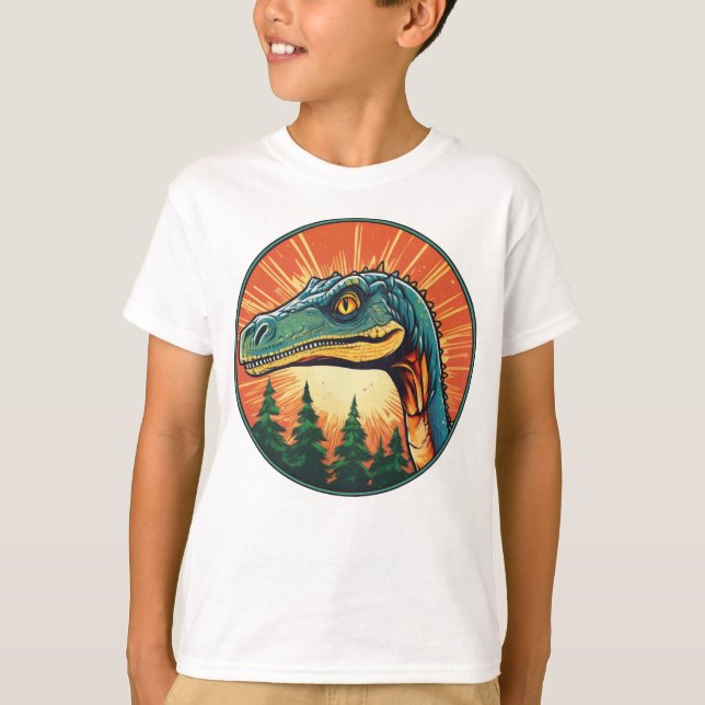 Gallimimus - Klassischer Dinosaurier-T-Shirt-T - S T-Shirt (Vorderseite)